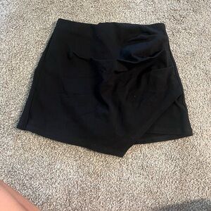 Black skirt with shorts